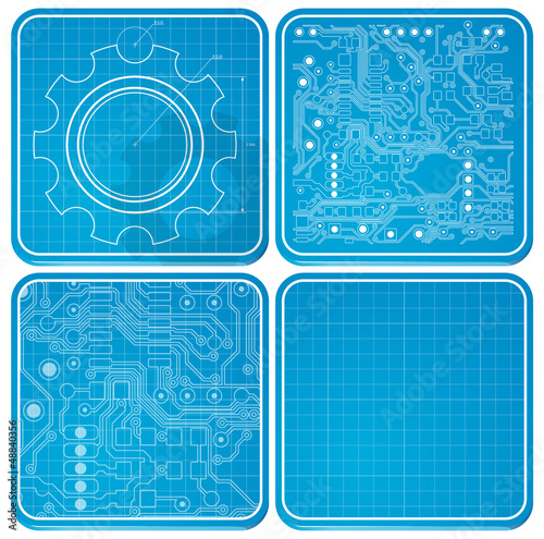 Vector: Blueprints, iOS style Blueprints, iOS style