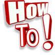 Illustration: How to How to
