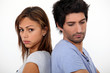 Sad couple