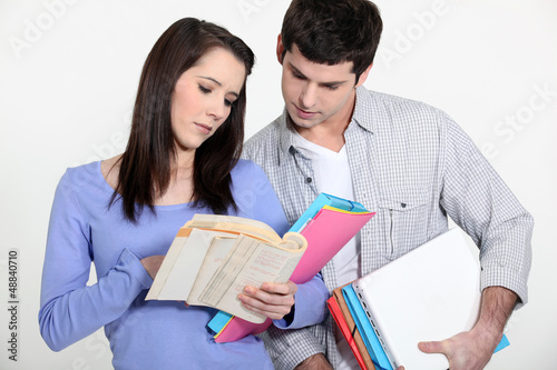Photo: Couple of students Couple of students