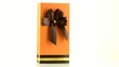 Video: Orange box with gold bow Orange box with gold bow