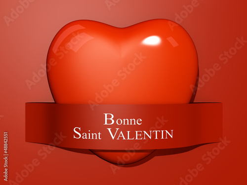 Illustration: Valentine's Paper Cut out - French Language Valentine's Paper Cut out - French Language