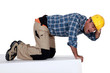 funny picture of tradesman looking stunned