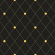 Grey quilted rhombus seamless pattern, vector