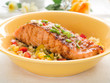 grilled salmon with couscous