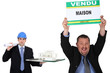 Photo: Agent has sold a house Agent has sold a house