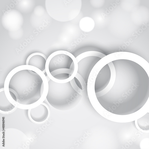 Vector: Abstract background with white circles Abstract background with white circles