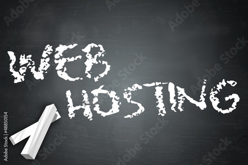Illustration: Blackboard "Web Hosting" Blackboard "Web Hosting"