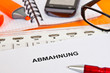Abmahnung
