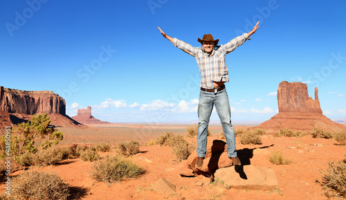 Photo: cheerful cow boy cheerful cow boy