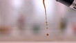 Coffee pouring from cafetiere into cup