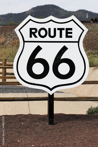 Photo: nostalgic route 66 sign nostalgic route 66 sign