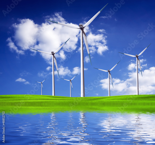 Illustration: Environmental protection and healthy life Environmental protection and healthy life