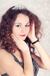 Beautiful girl with tiara