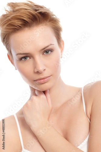 Photo: Closeup portrait of attractive blonde Closeup portrait of attractive blonde