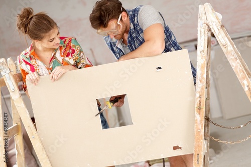 Photo: Young couple DIY Young couple DIY