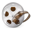 Vector: Reel of movie tape Reel of movie tape