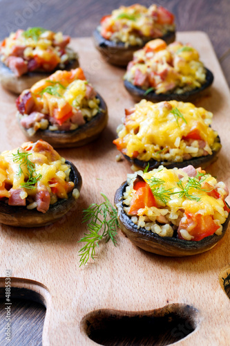 Photo: Stuffed mushrooms Stuffed mushrooms