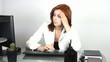 Video: migraine attack at the girl in the office migraine attack at the girl in the office
