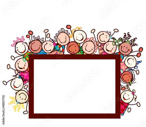 Vector: happy kids happy kids