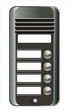 Vektor: Intercom doorbell panel Intercom doorbell panel