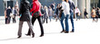 A large group of people.