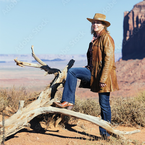 Photo: portrait of cowgirl portrait of cowgirl