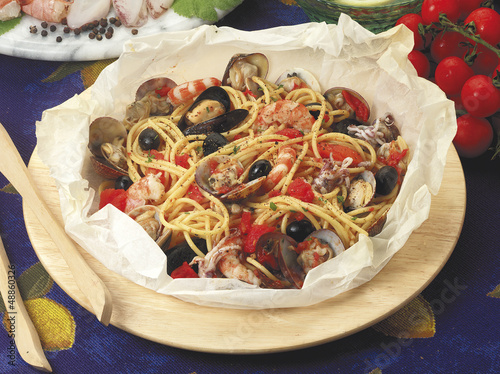 Photo: Spaghetti ai frutti di mare Spaghetti ai frutti di mare