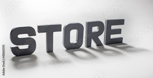 Photo: store in light and shade store in light and shade