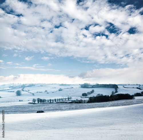 Photo: country snow scene country snow scene