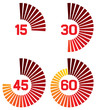 clock icons