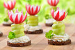 Party-Häppchem mit Kräuterfrischkäse