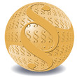 Illustration: Impressum_Button_Paragraph_Copyright_Kugel_Praegung Impressum_Button_Paragraph_Copyright_Kugel_Praegung