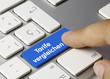 Tarife vergleichen Tastatur. Finger