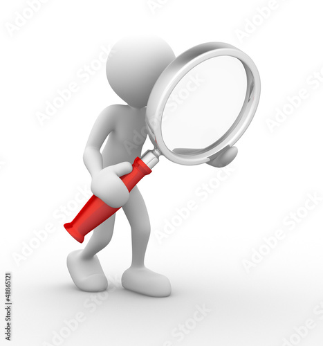 Illustration: Magnifying glass Magnifying glass