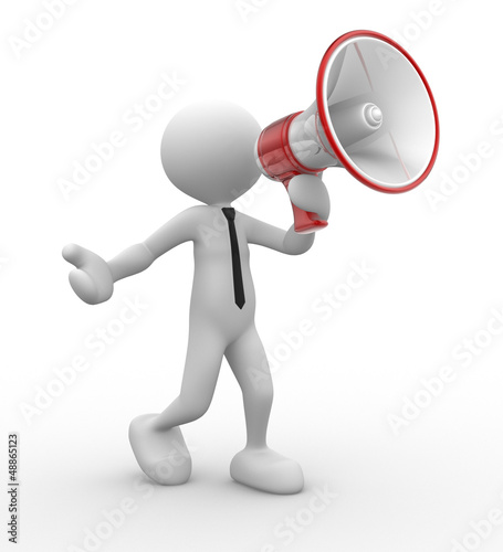 Illustration: Megaphone Megaphone