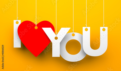 Illustration: I love you I love you