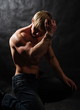 Muscular bodybuilder