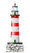 Isolated Lighthouse