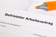 Befristeter Arbeitsvertrag