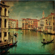 Venice - Gondolas in the Grand Canal