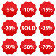 Vector: Sale Aufkleber Sale Aufkleber
