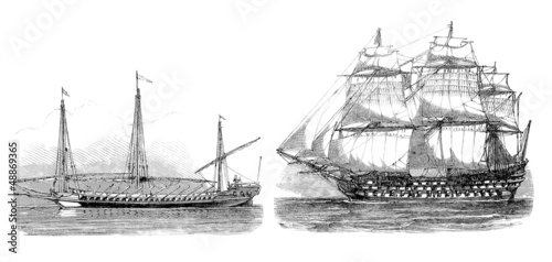 Illustration: Ships - 17th & 18th century Ships - 17th & 18th century