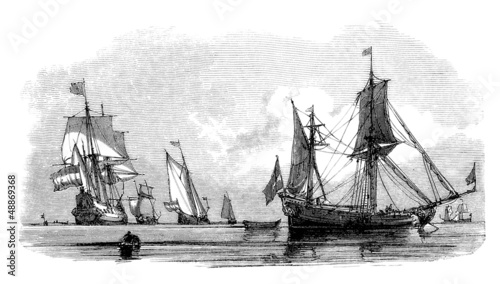 Illustration: Ships 17th century Ships 17th century