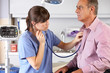Male Patient Visiting Doctor's Office