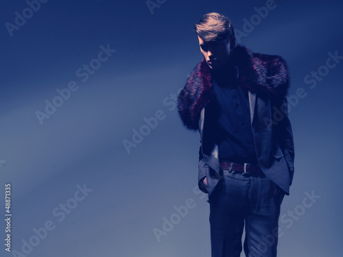 Photo: Picture of fashionable handsome man Picture of fashionable handsome man