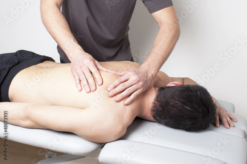 Photo: Back massage Back massage