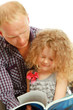 Portrait of loving father holding his daughter