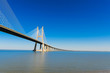 Vasco da Gama bridge in Lisbon, Portugal