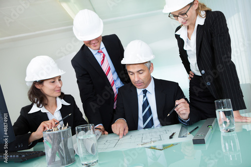 Photo: Meeting of architects or structural engineers Meeting of architects or structural engineers
